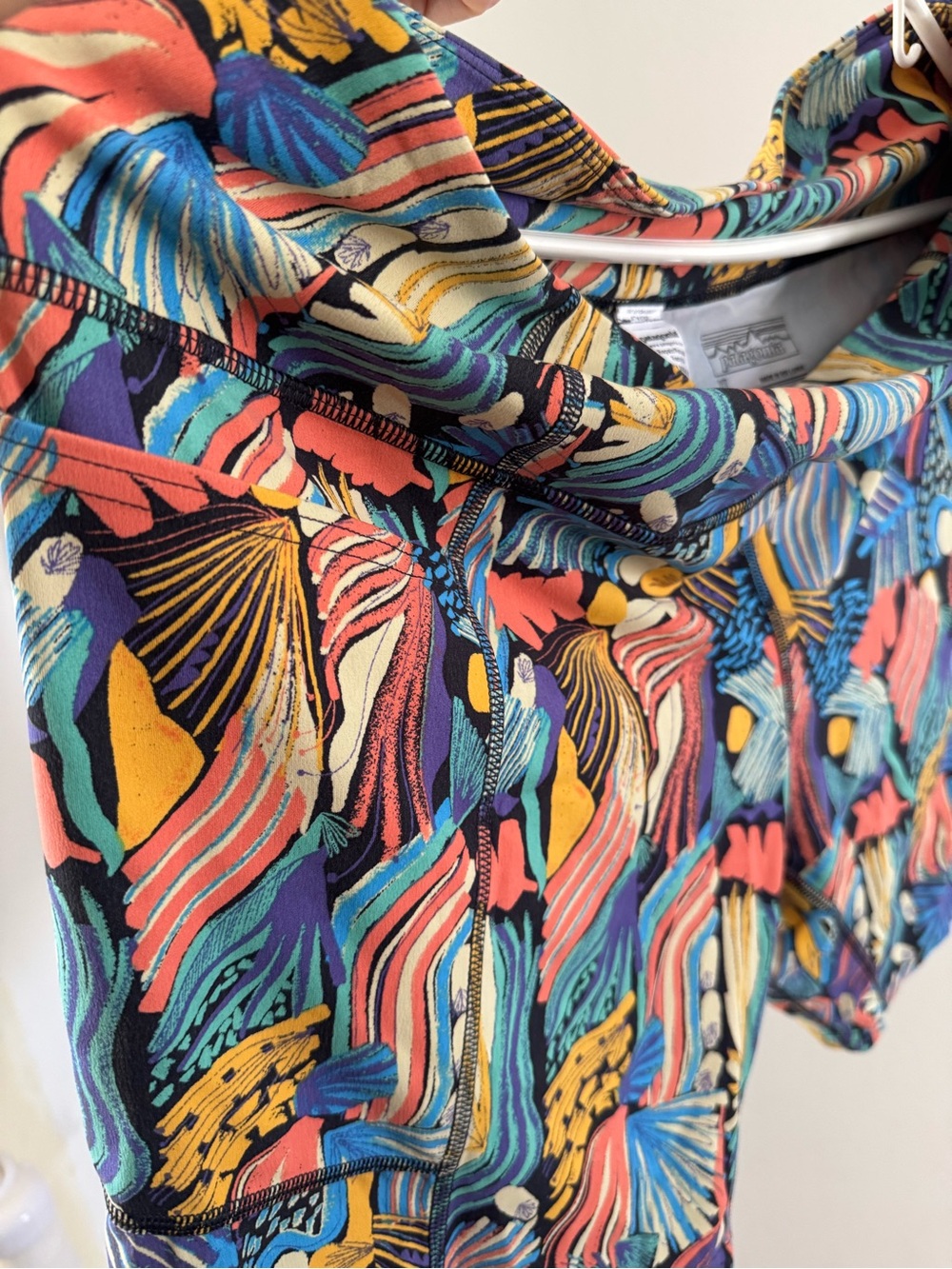 Women's Patagonia Multicolor Patterned Swim Stretch Shorts - Picture 2 of 6